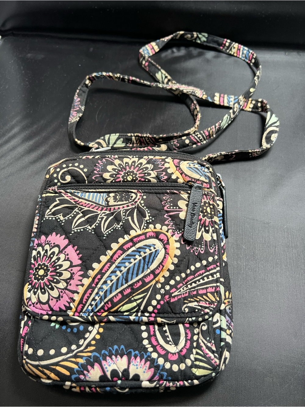 Vera Bradley Mini Hipster Crossbody Bag in Bandana Swirl – Quilted Cotton
